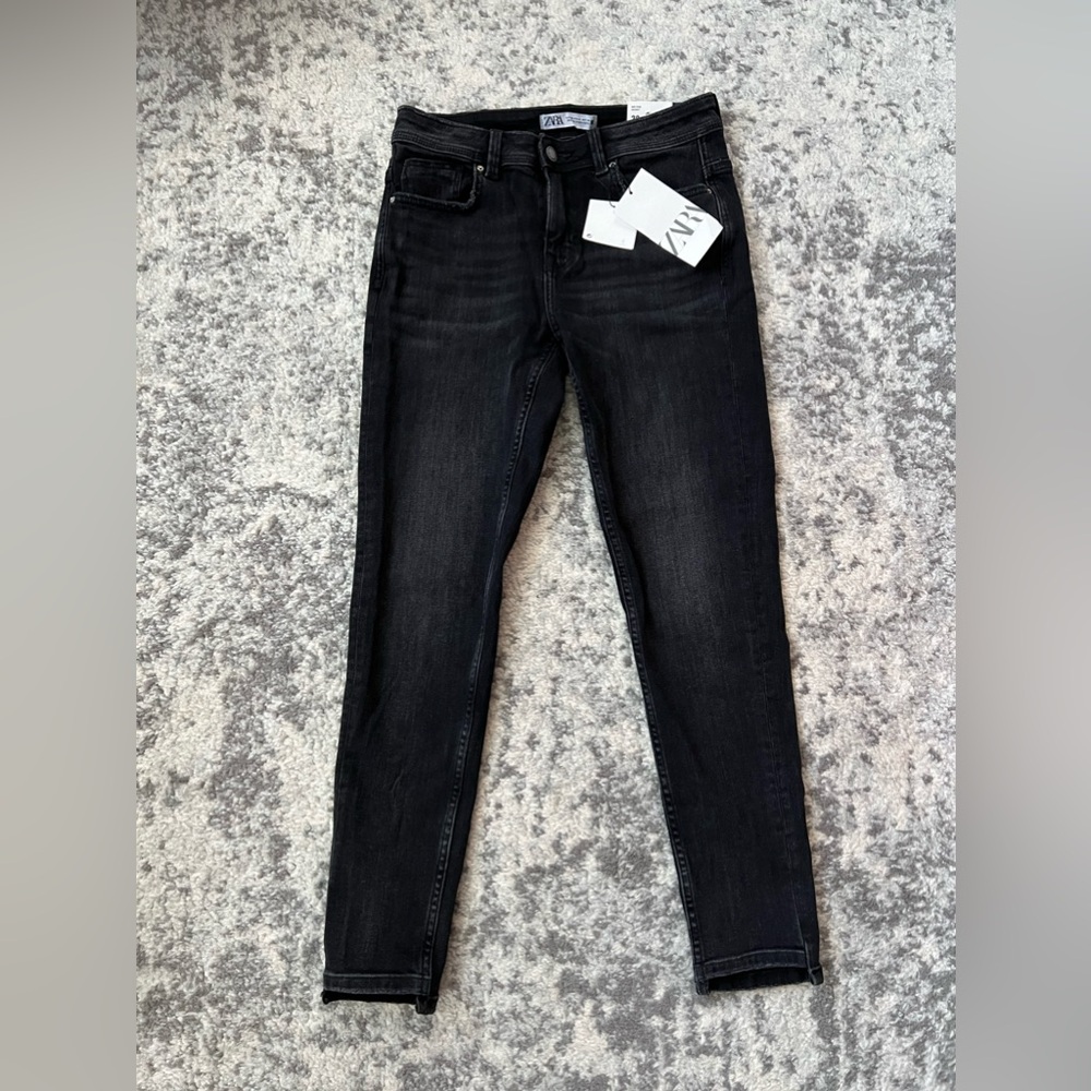 Zara black jeans, size 6.